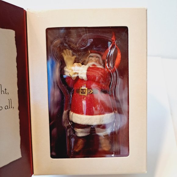 Hallmark Keepsake TWAS THE NIGHT BEFORE CHRISTMAS Santa Claus NEW In Box 2001 - Picture 4 of 5